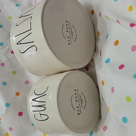 Rae Dunn Containers Guac And Salsa - Picture 2 of 5